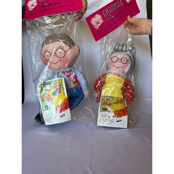 Sears Other - Vintage 1968 Joyce Miller Sears Gramma Grampa Cloth Dolls NIB Sealed